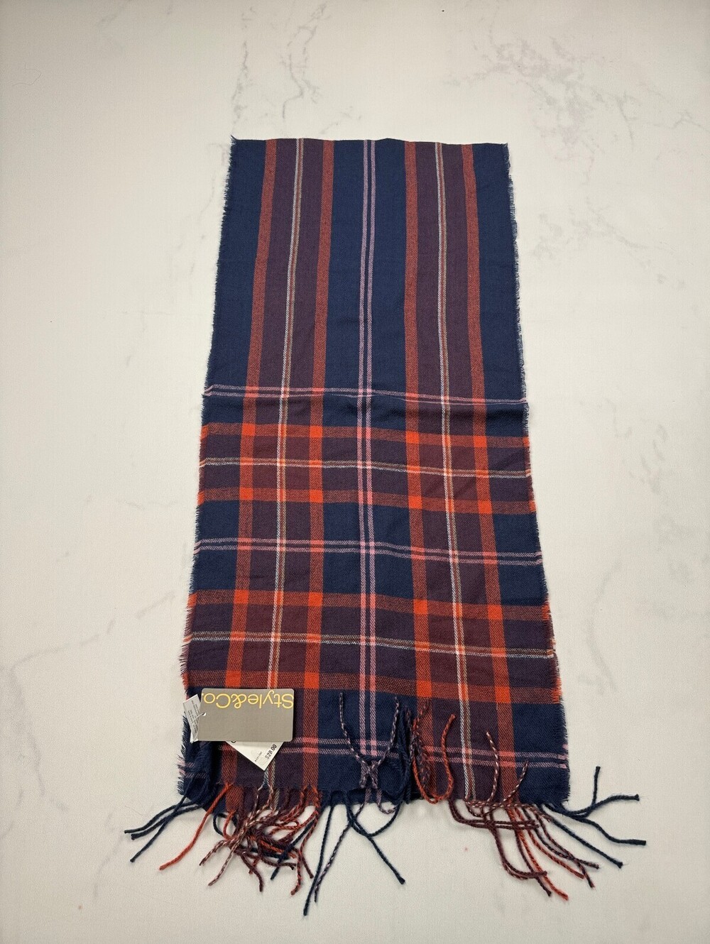 Style&Co. Scarf Navy Modern Classic Style - One Size